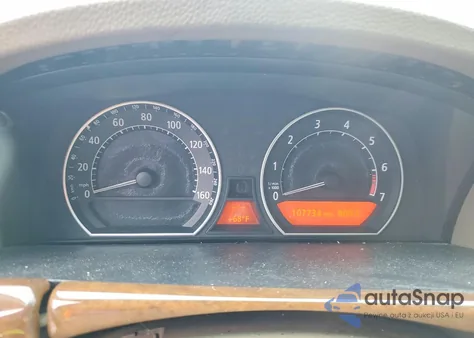 2004 BMW 745 Li из США, поврежденный, VIN WBAGN63474DS48758